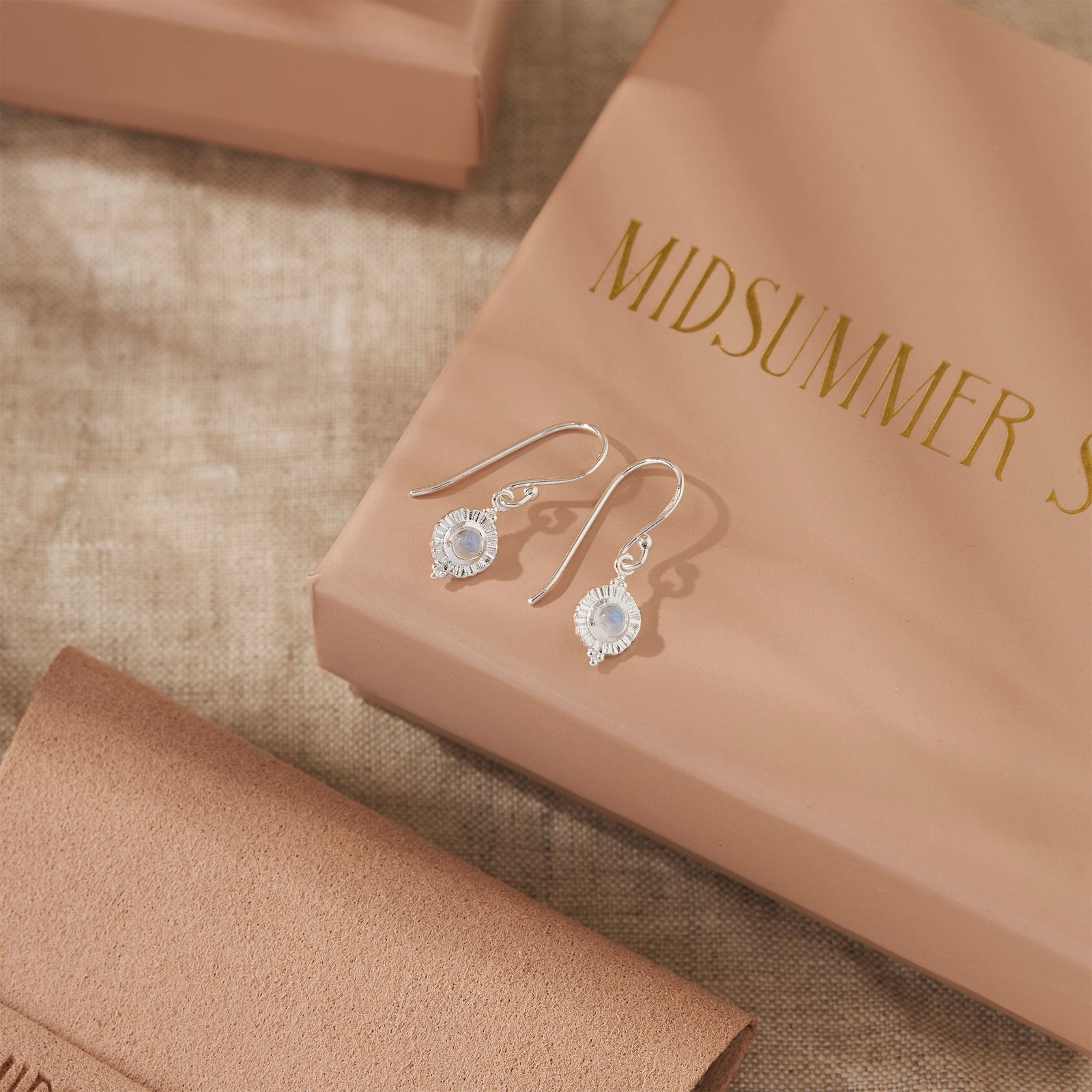 Veya Moonstone Drop Earrings
