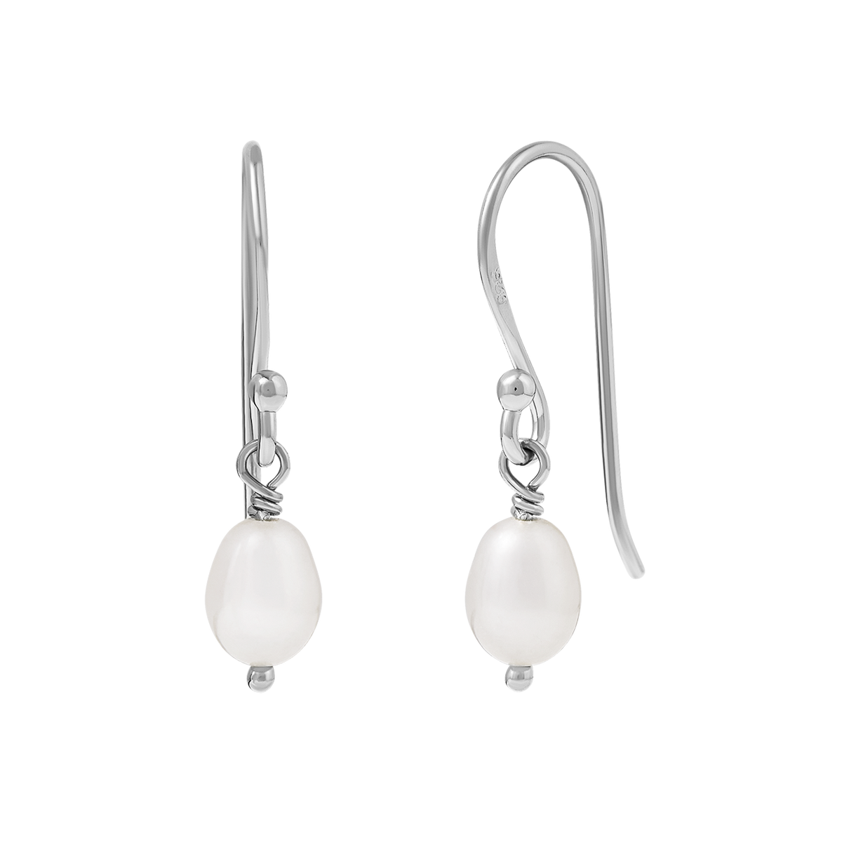 Delicate Pearl Earrings