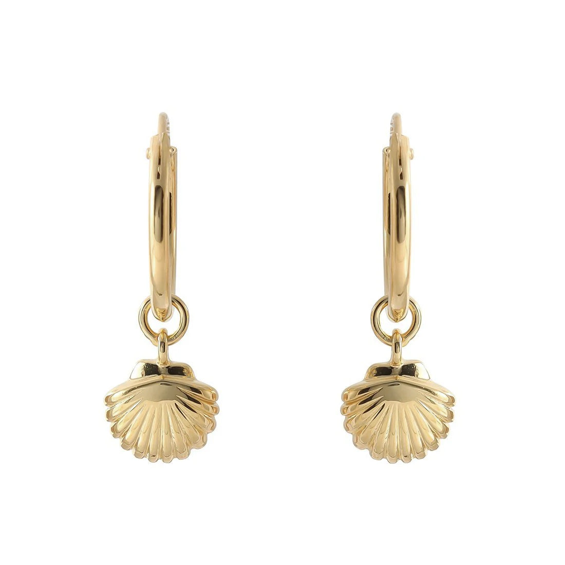 Seashell Sleepers 14K Gold