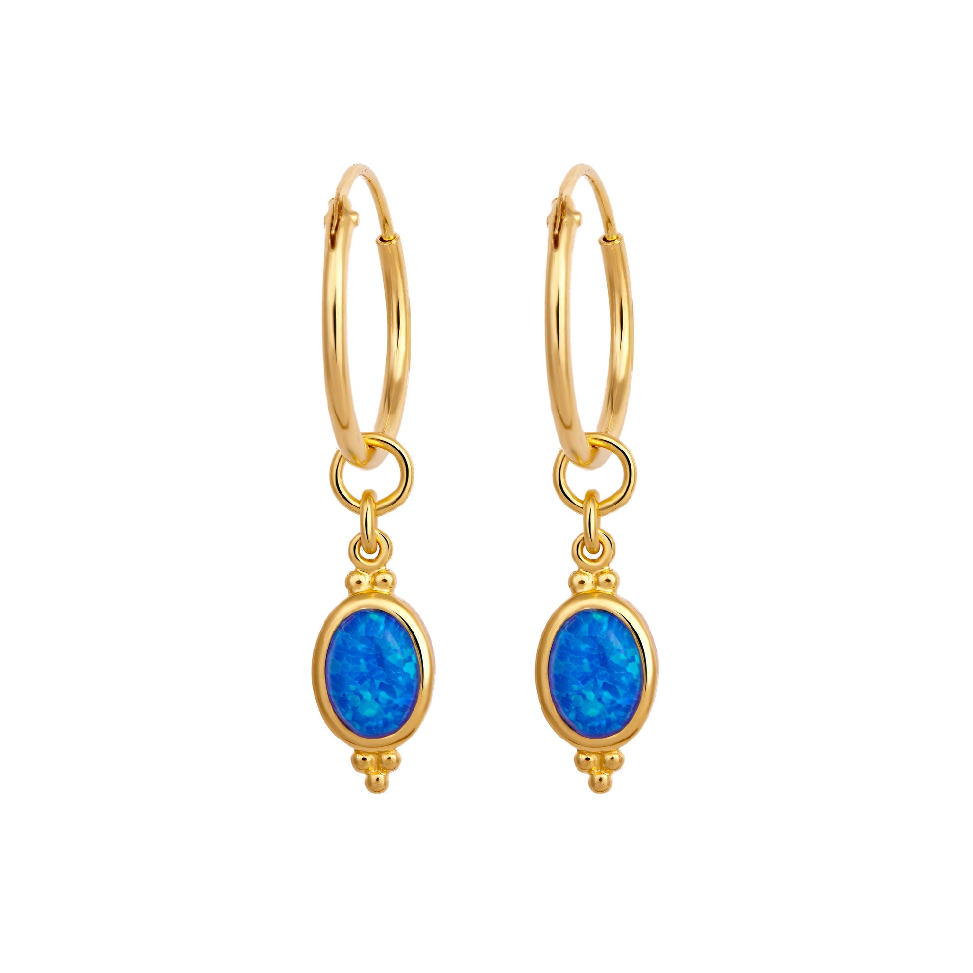 Moon Song Blue Opal Gold Sleepers