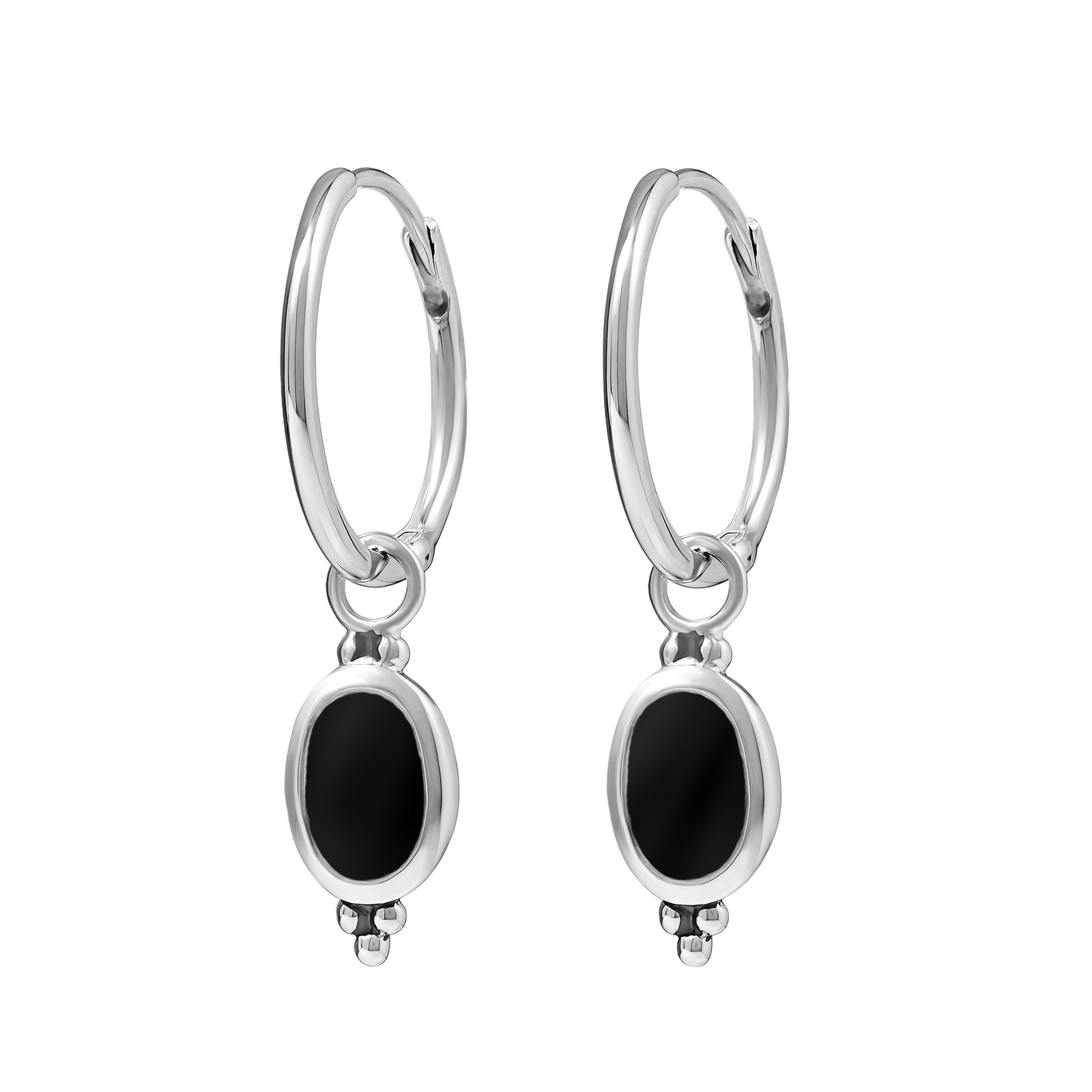 Moon Song Onyx Huggie