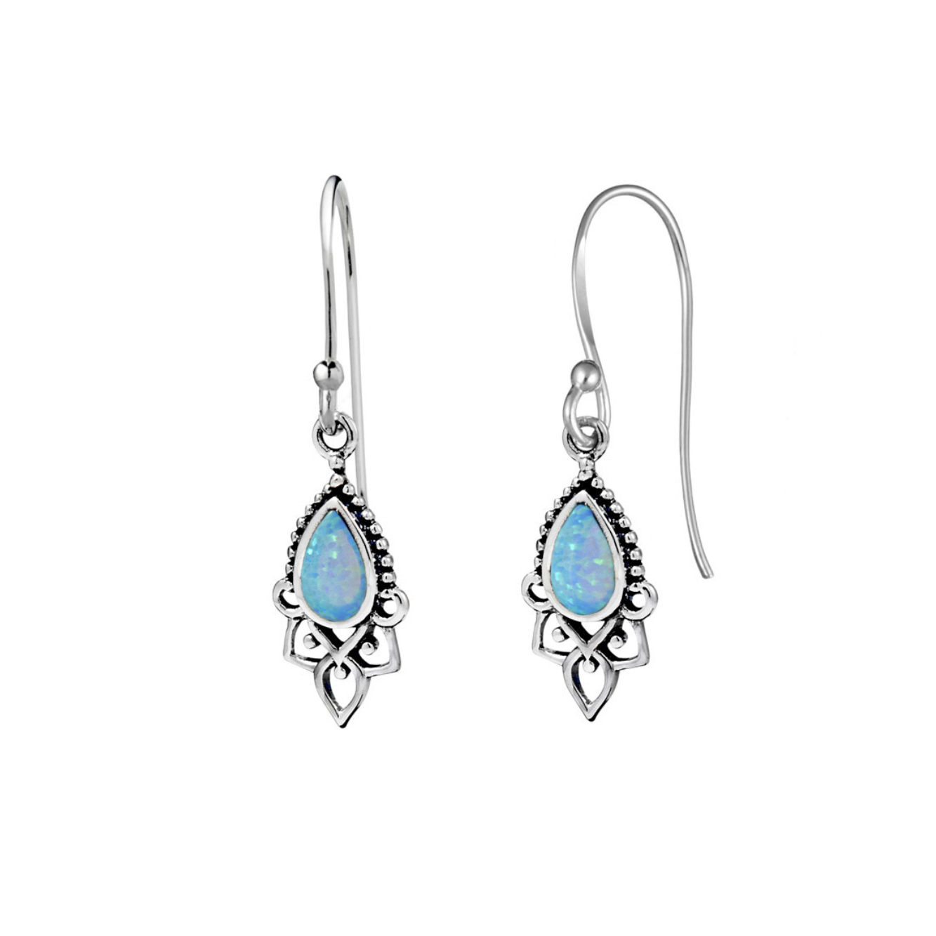 Templar Azure Opal Earrings