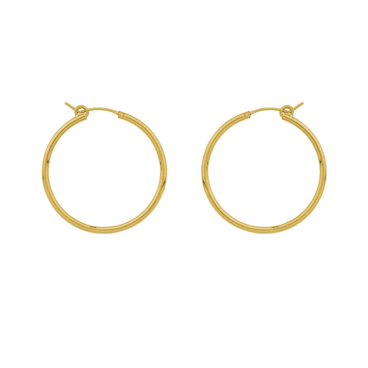 Medium Hoop Sleepers 14K Gold