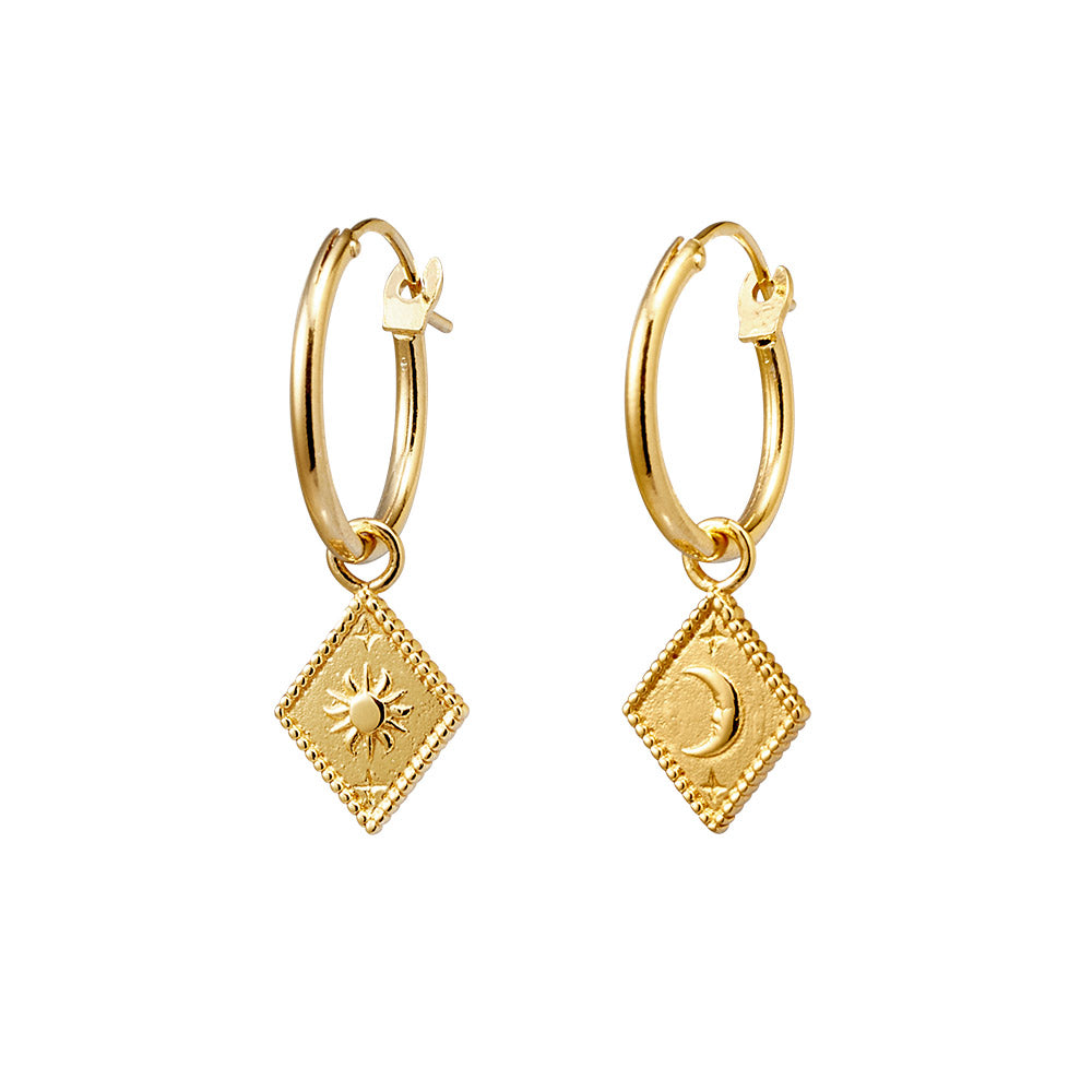 Solunar Hoops Gold