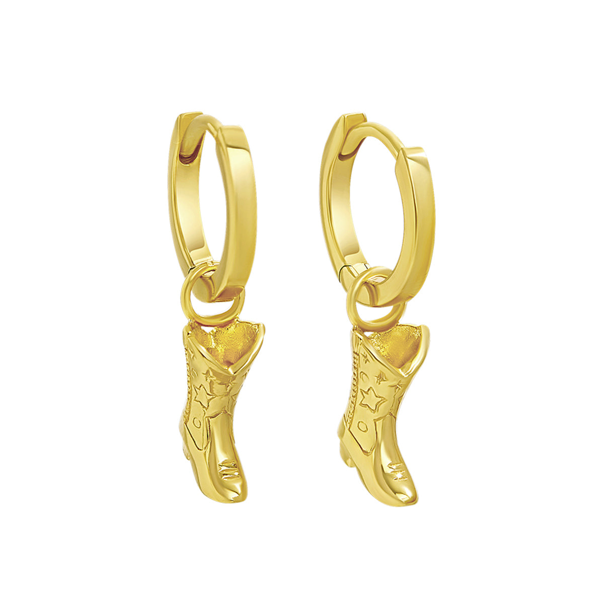 Cowgirl Boots Huggies Gold