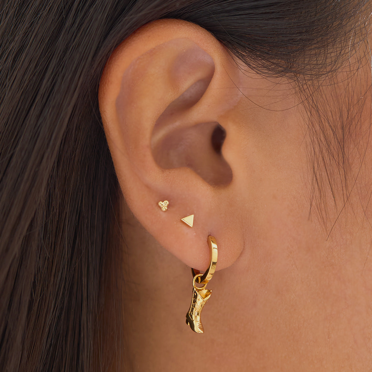 Cowgirl Boots Huggies Gold