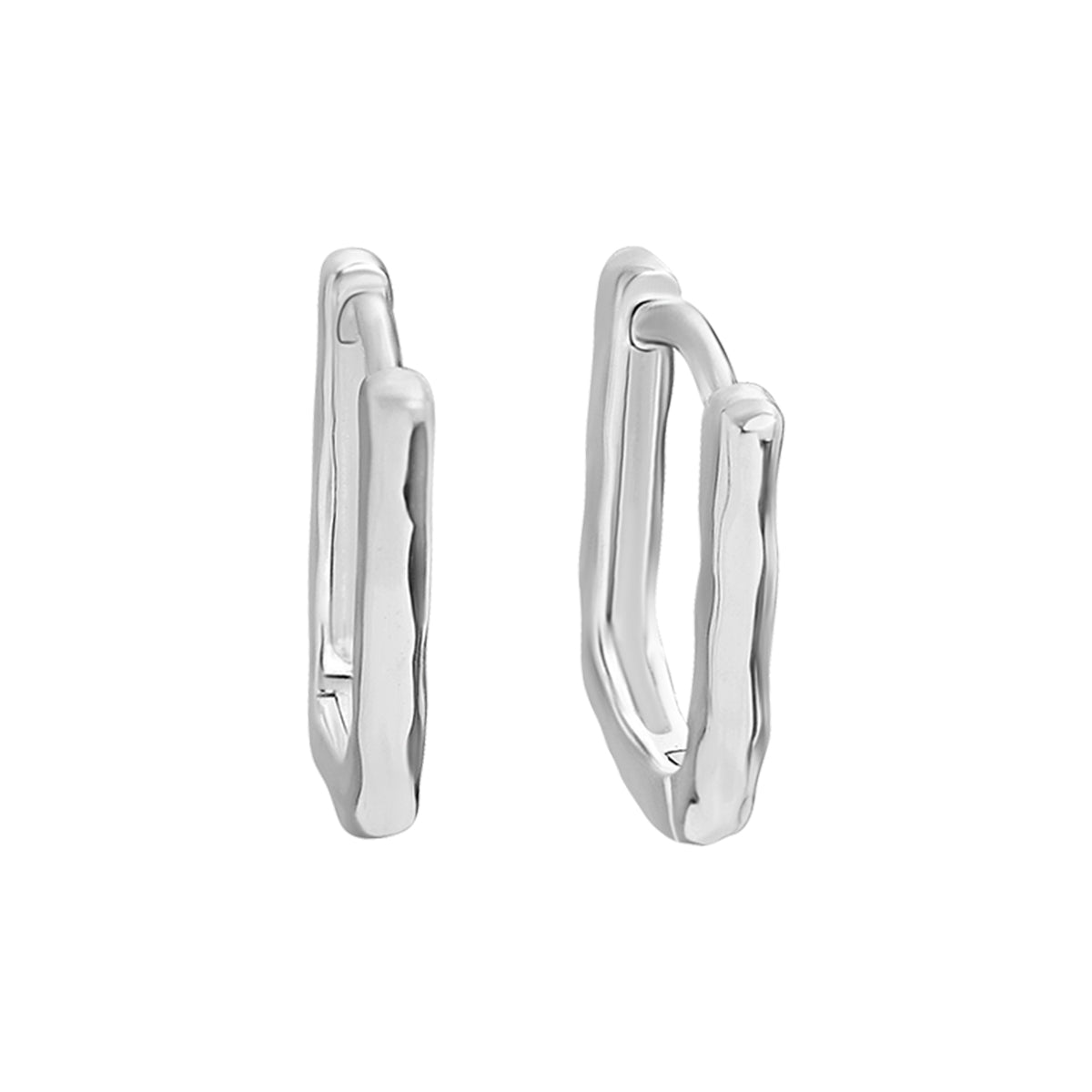 Delicate Eternity Textured Huggies Small