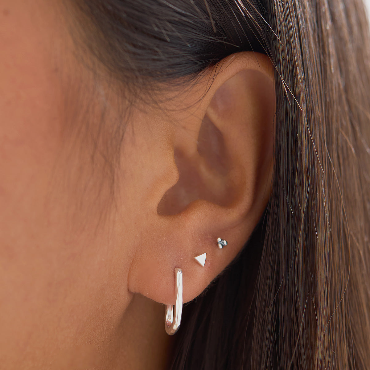 Delicate Eternity Textured Huggies