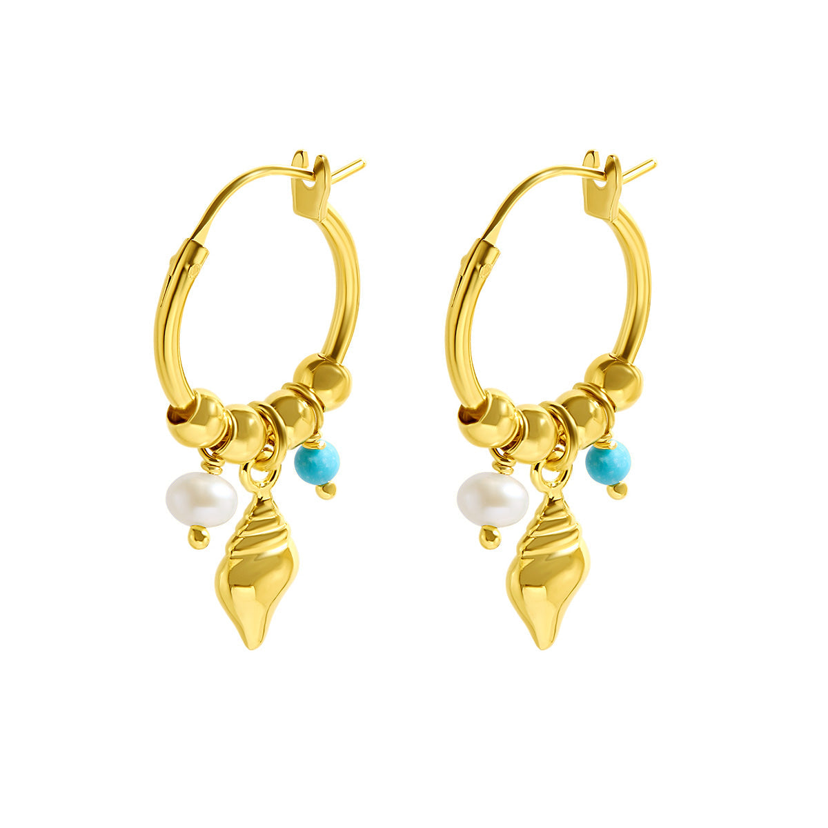 Santorini Hoops Gold