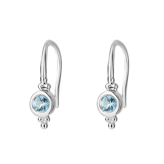 Glisten Blue Topaz Earrings