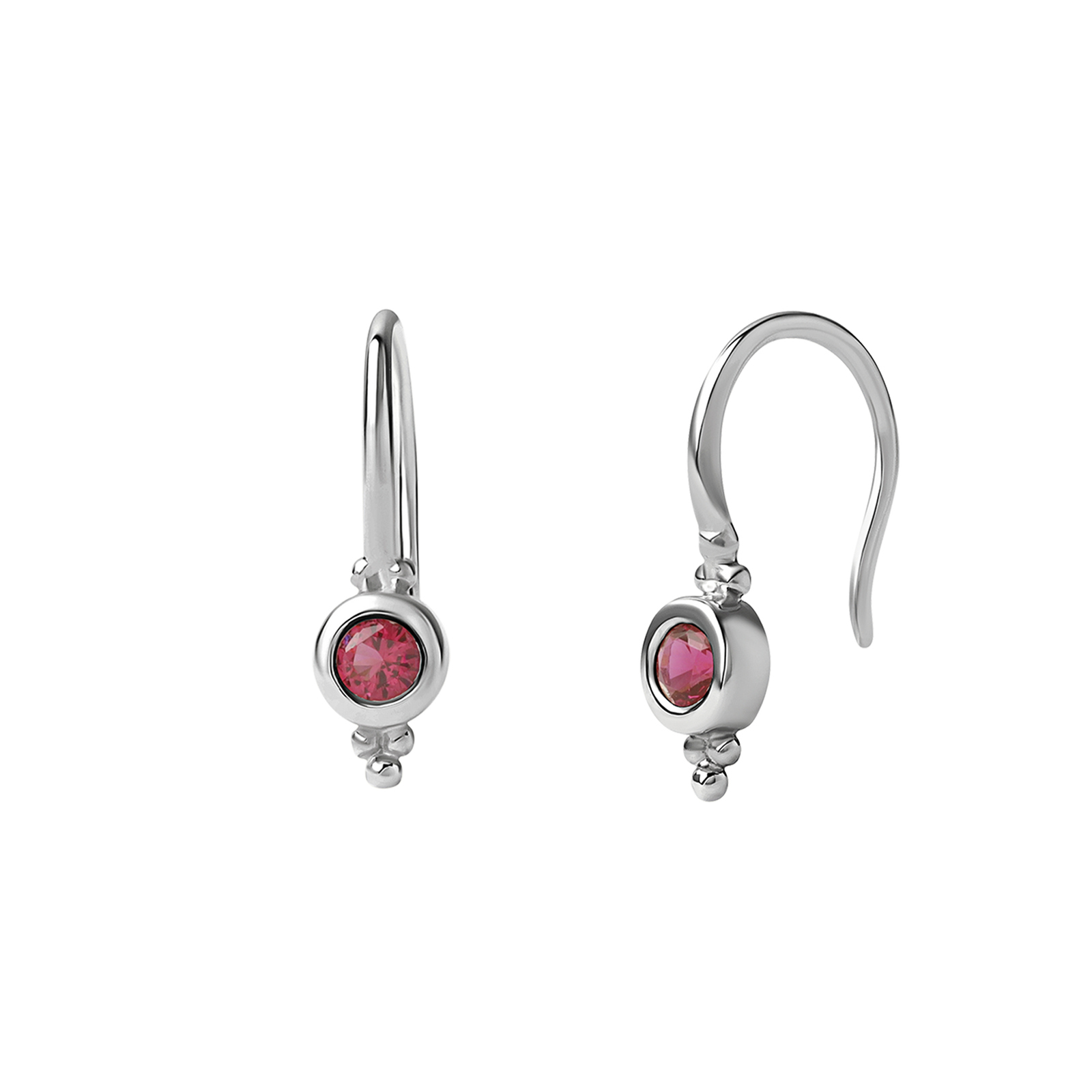 Glisten Ruby Earrings