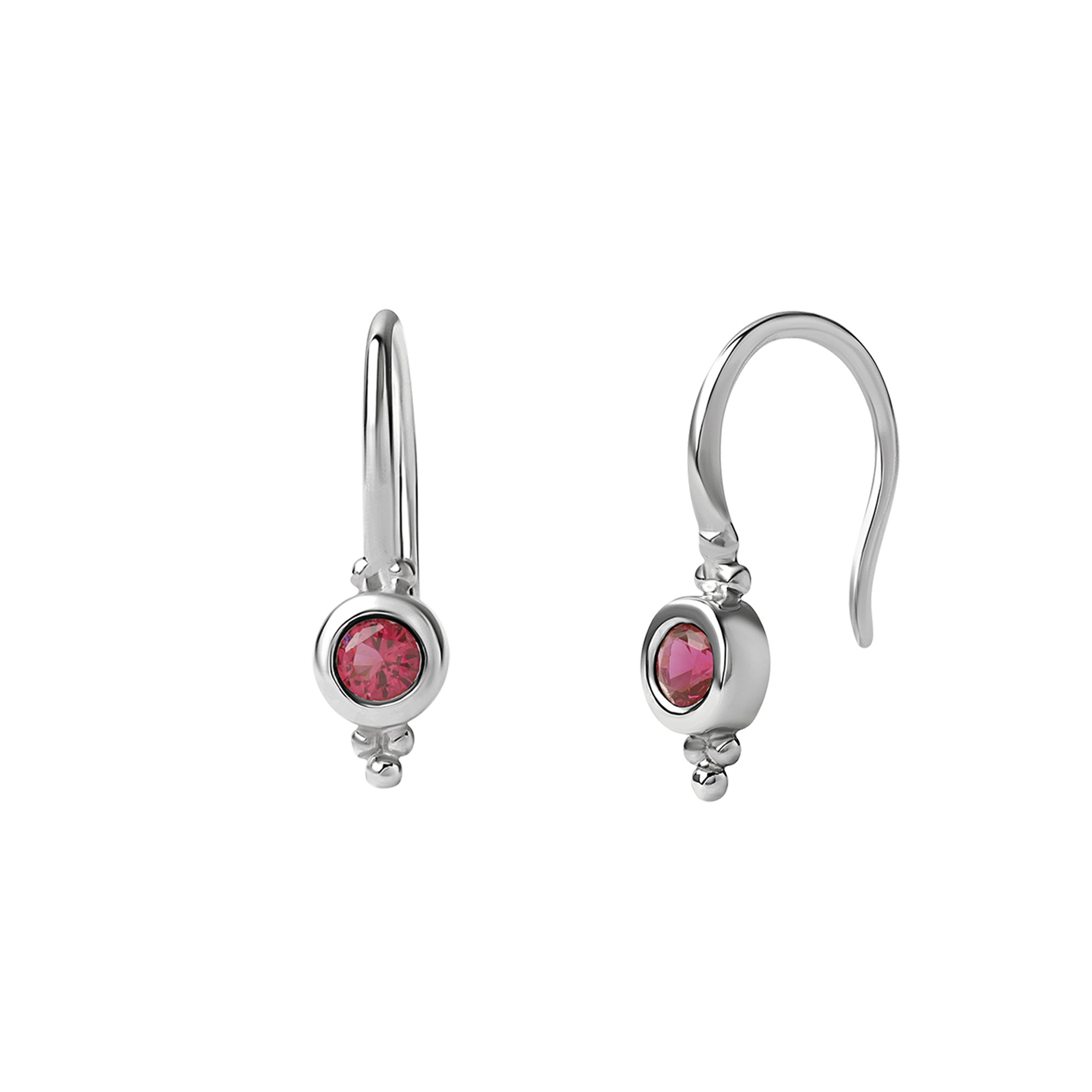 Glisten Ruby Earrings