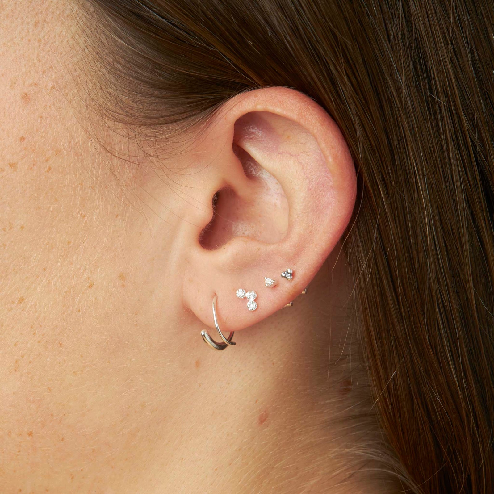 Spiral Pull Through Earrings