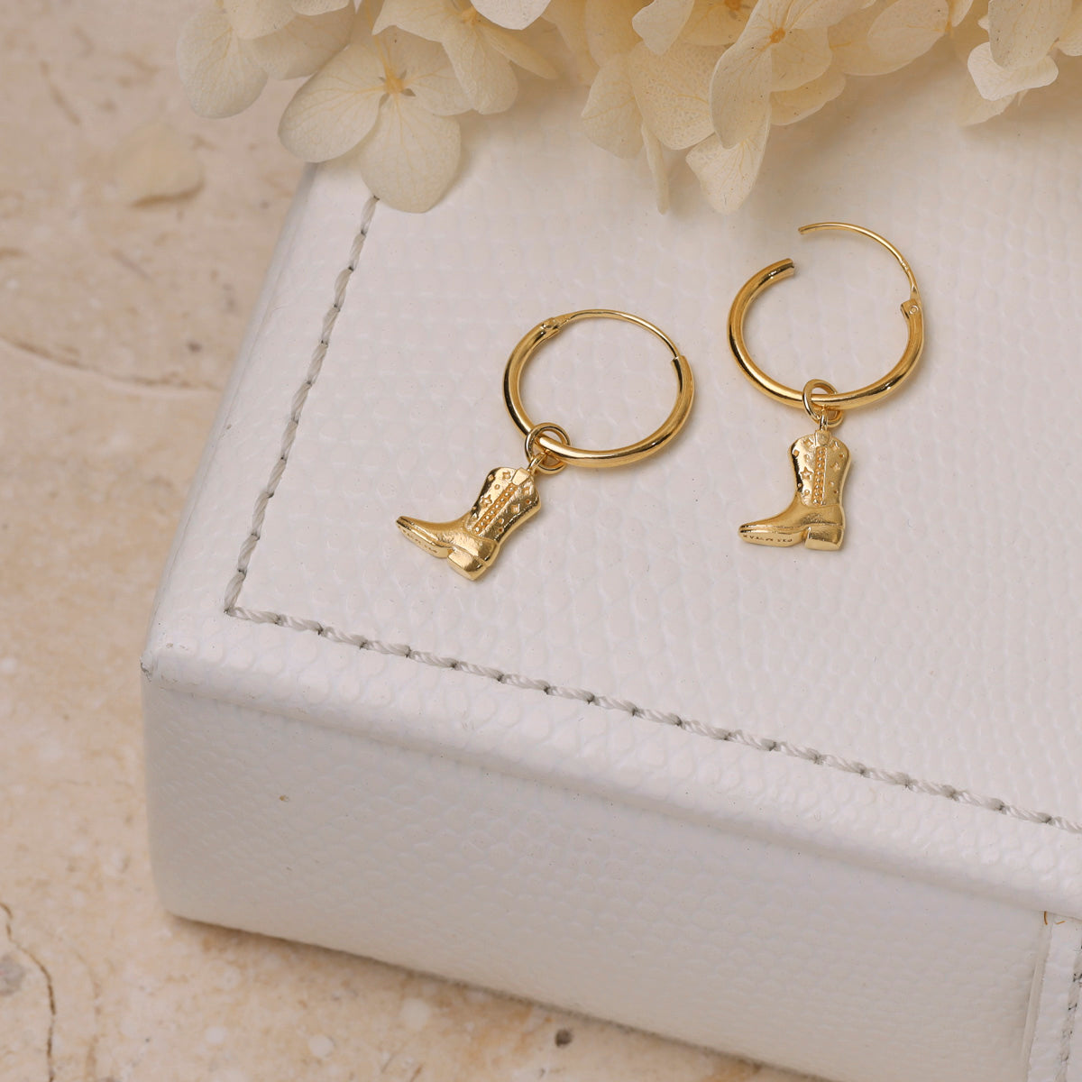 Cowgirl Boot Sleepers Gold