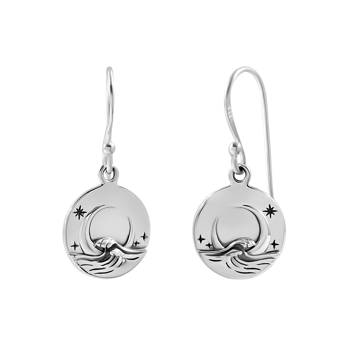 Moonlit Waves Earrings