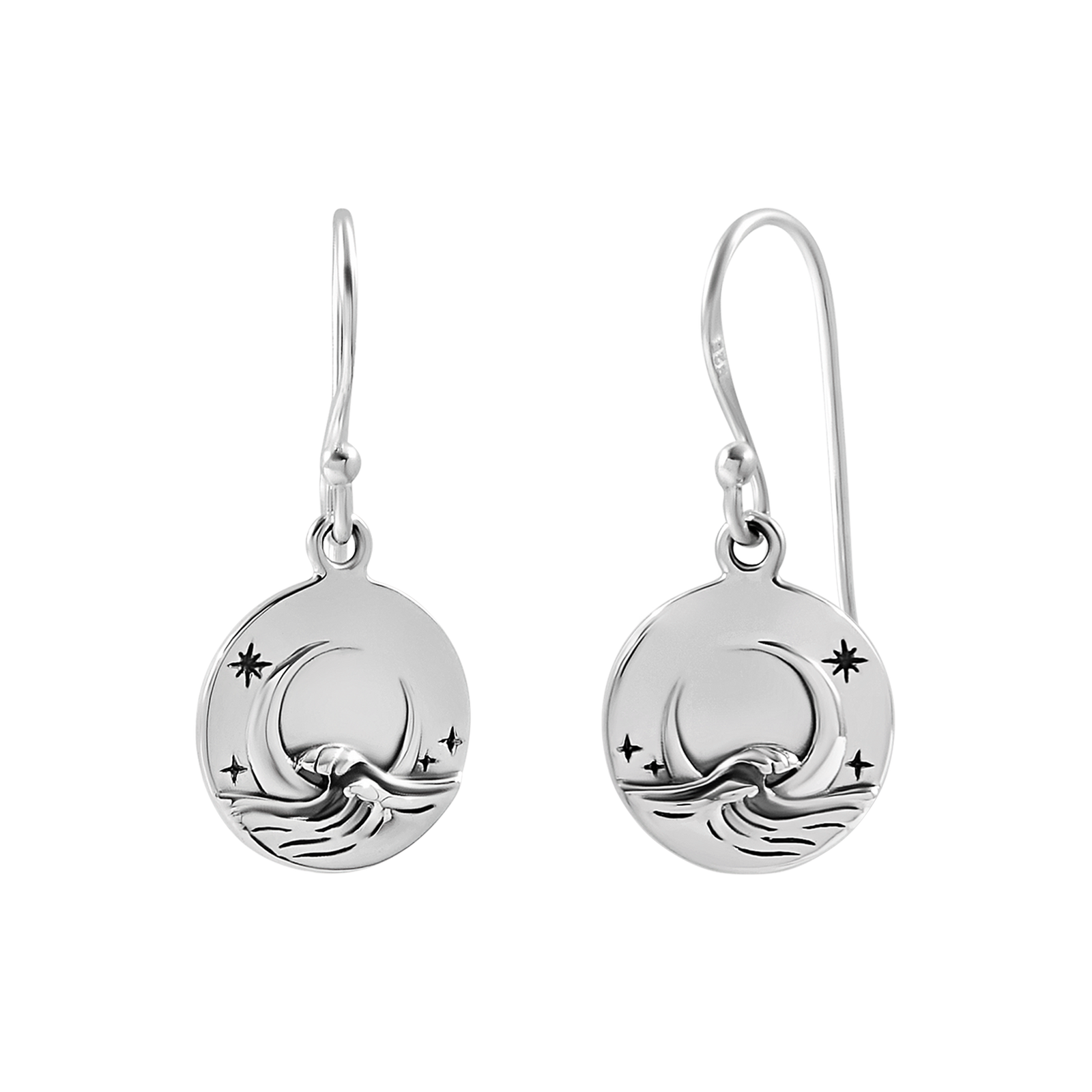 Moonlit Waves Earrings