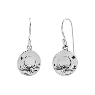 Moonlit Waves Earrings