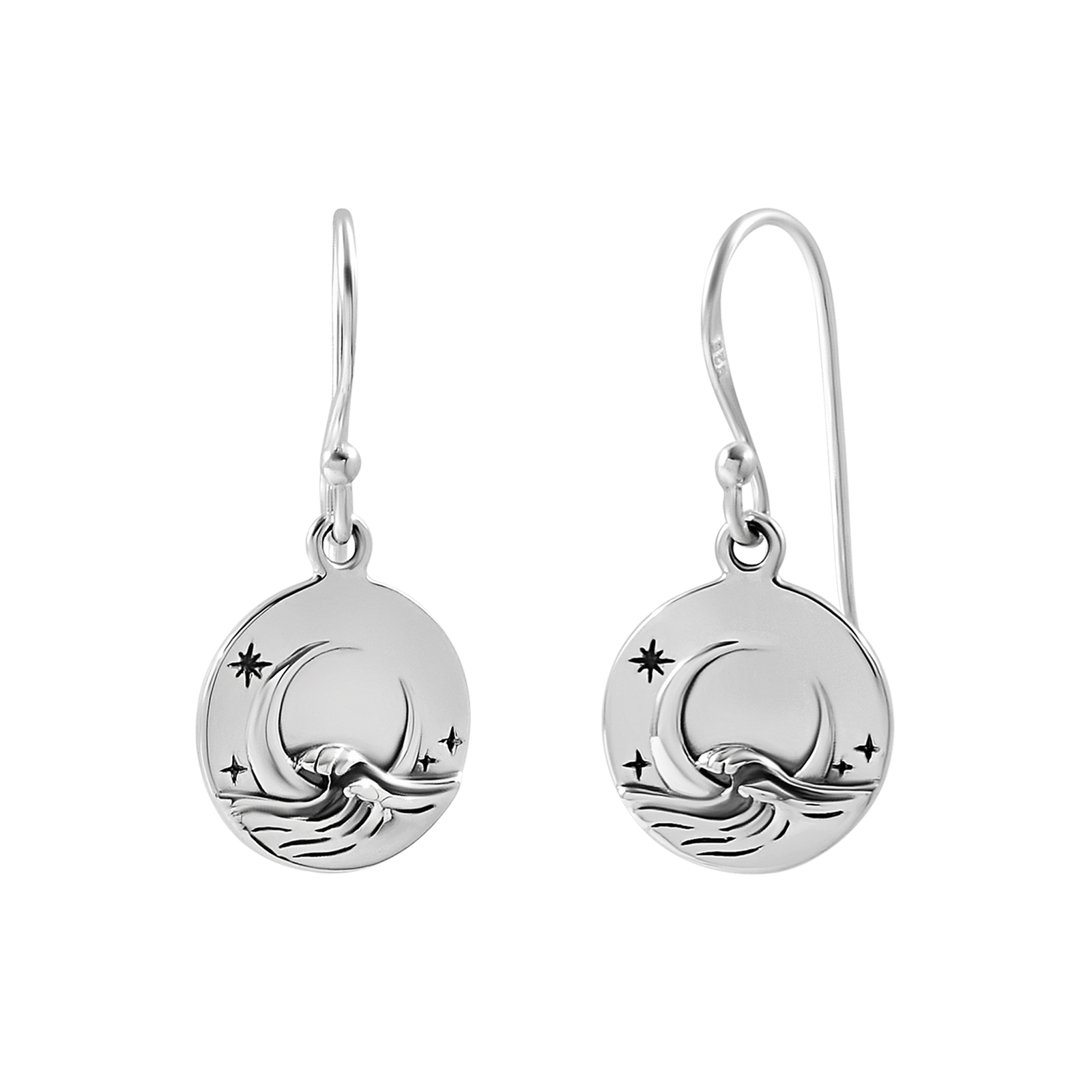 Moonlit Waves Earrings
