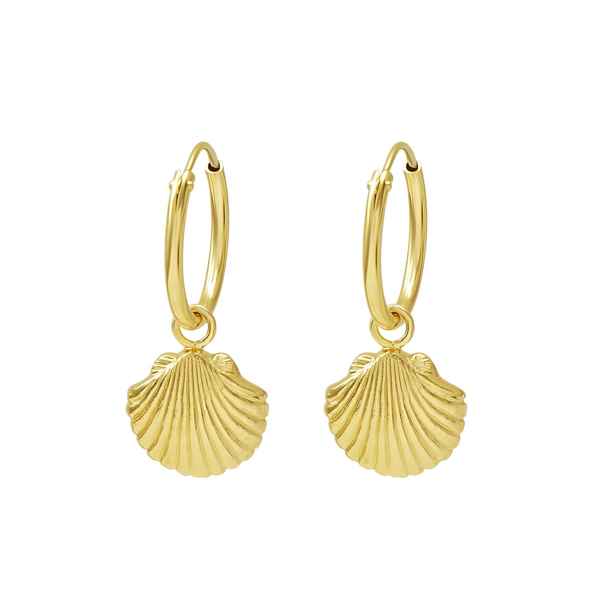 Sandshell Hoops Gold