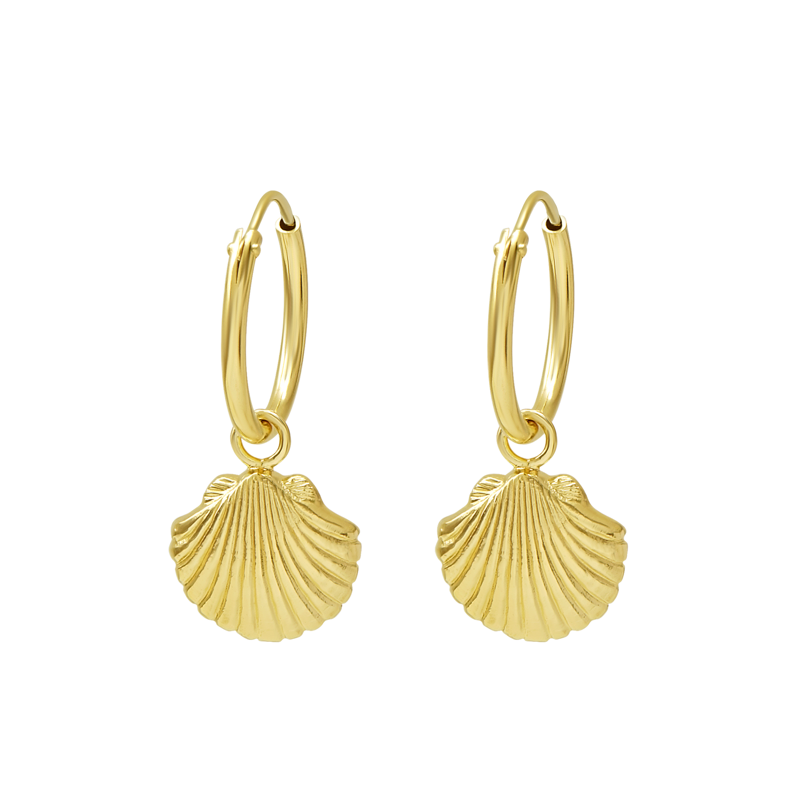 Sandshell Hoops Gold