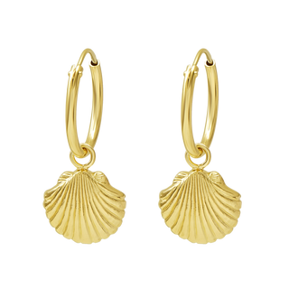 Sandshell Hoops Gold