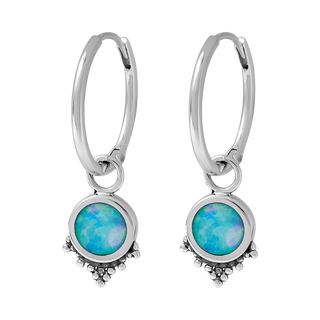 Mystic Mirror Azure Opal Huggies