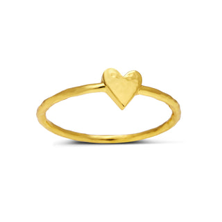 Aphrodite Heart Ring Gold - 5
