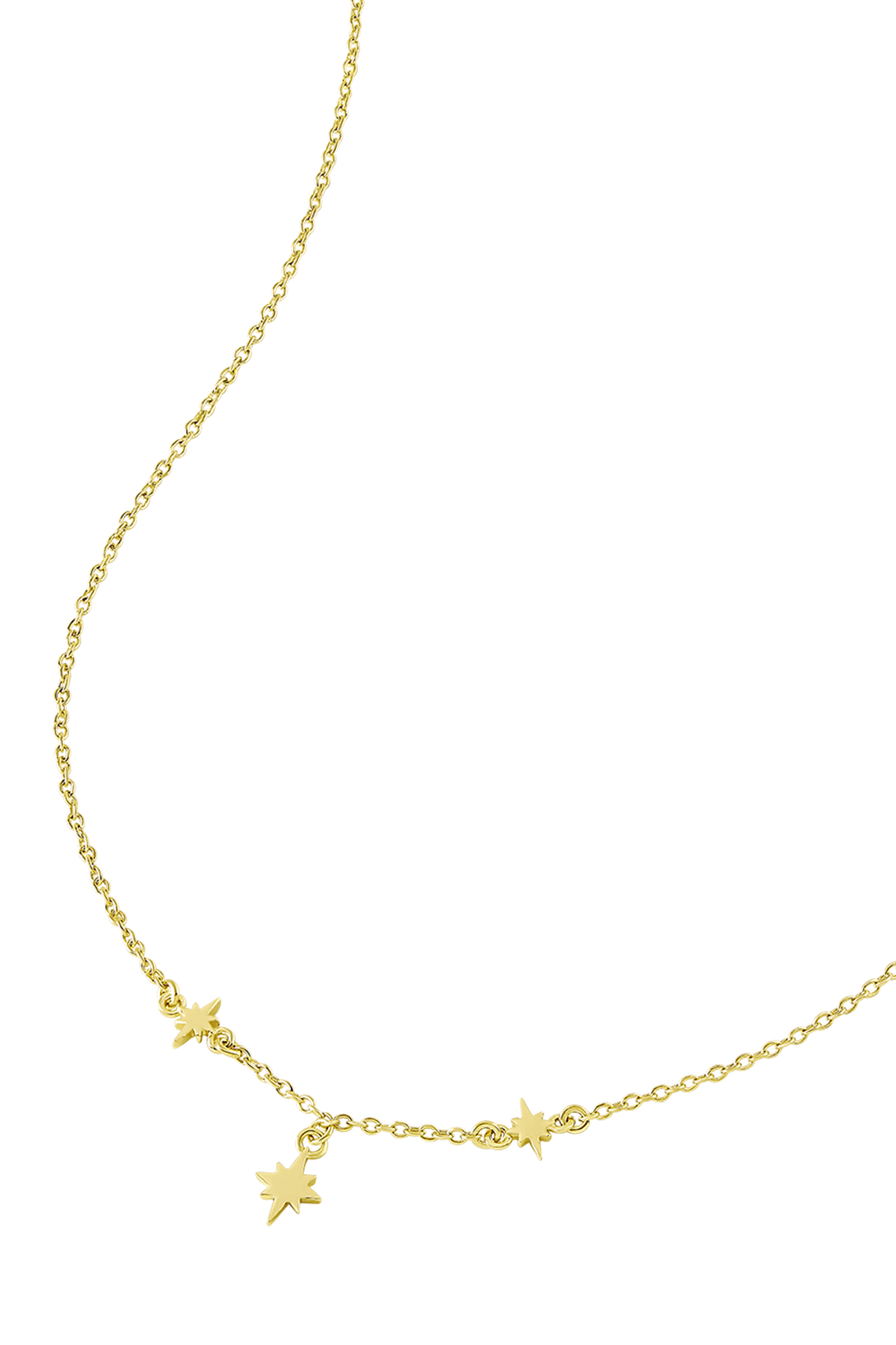 Celestial Star Necklace Gold