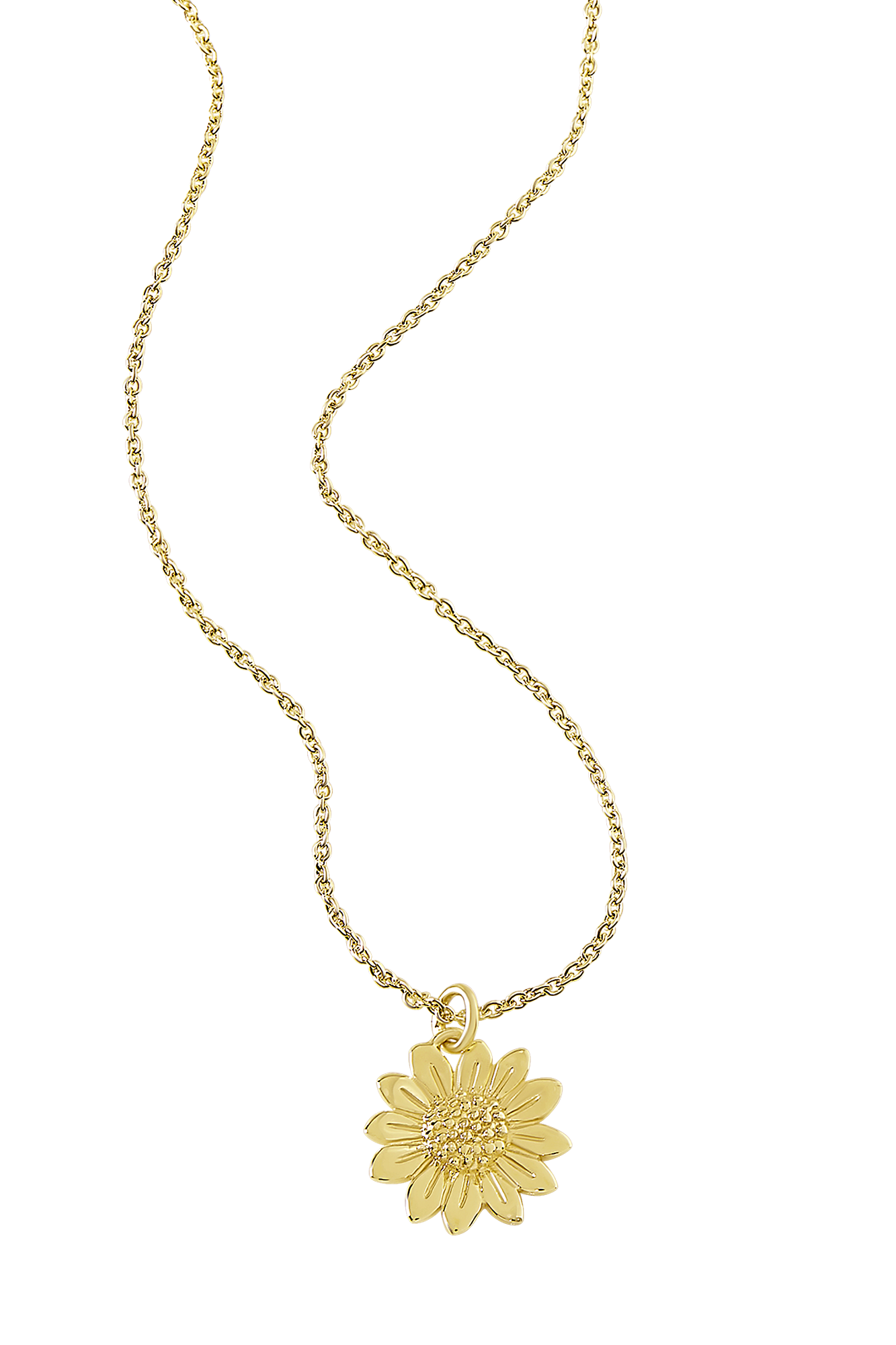 Blossoming Sunflower Choker Gold