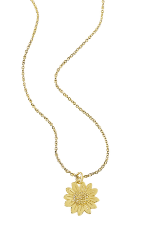 Blossoming Sunflower Choker Gold