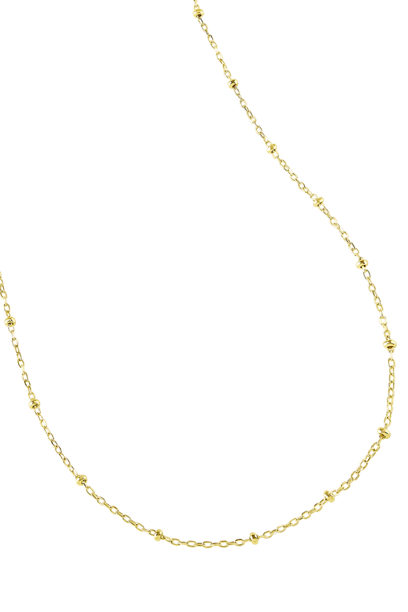 Disco Chain Necklace Gold