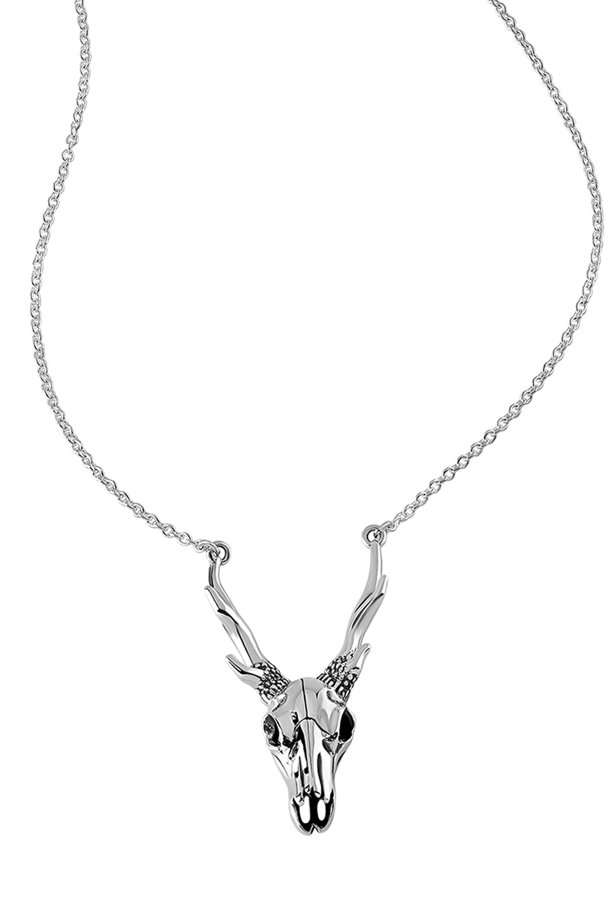 Antler Skull Necklace
