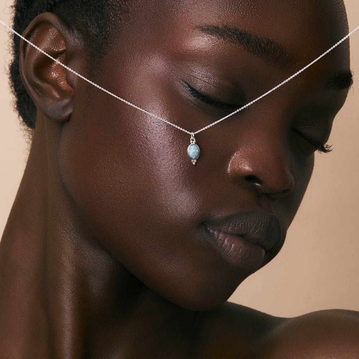 Moon Song Opal Necklace