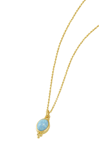 Moon Song Opal Necklace Gold