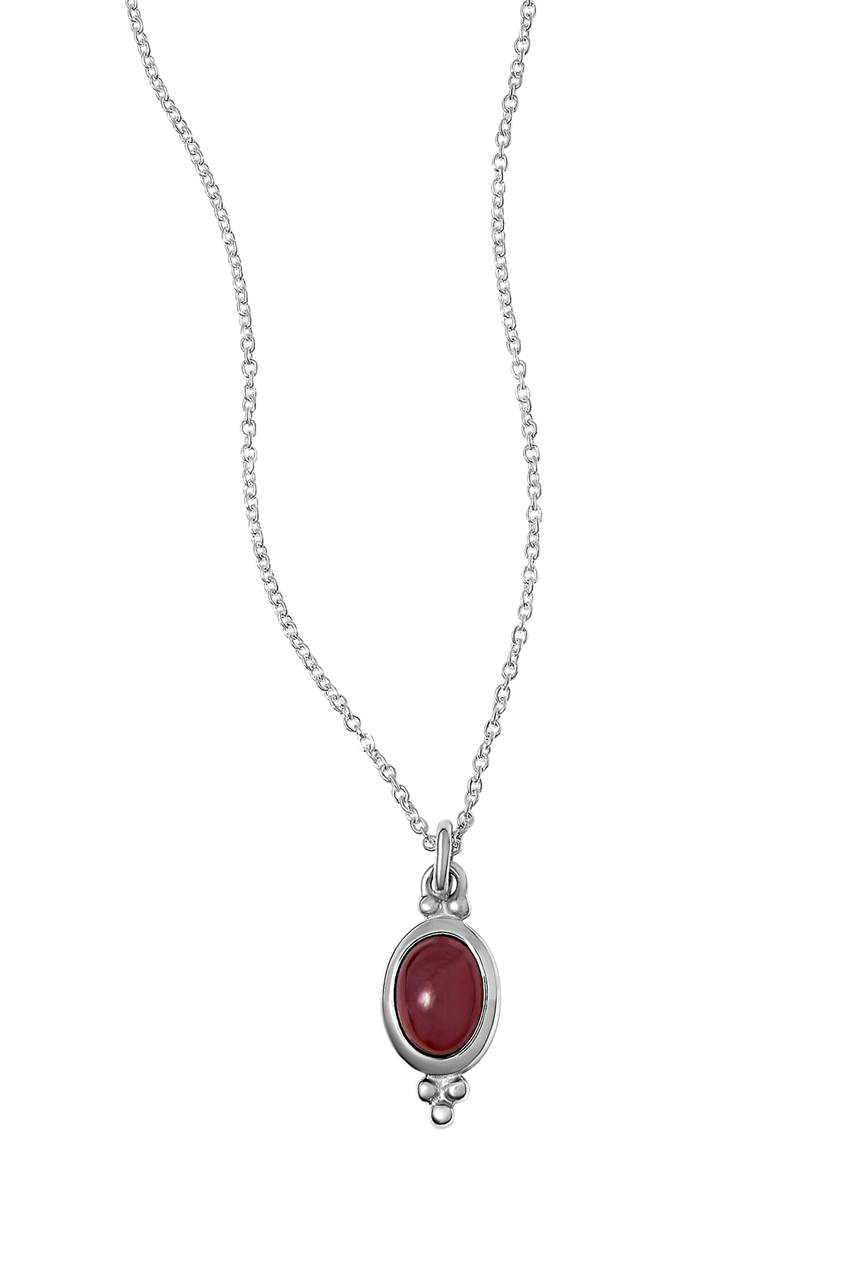 Moon Song Garnet Necklace