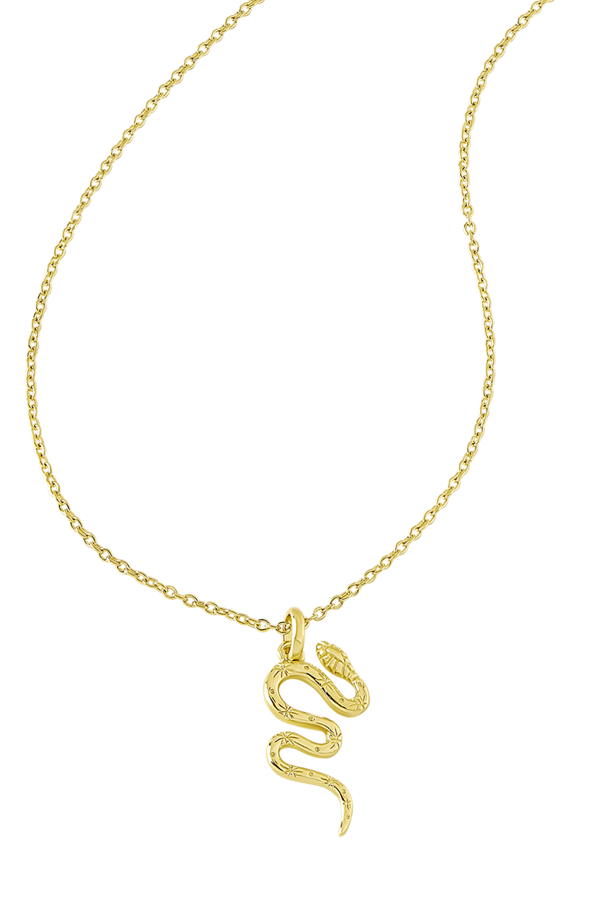 Mystic Serpent Necklace Gold