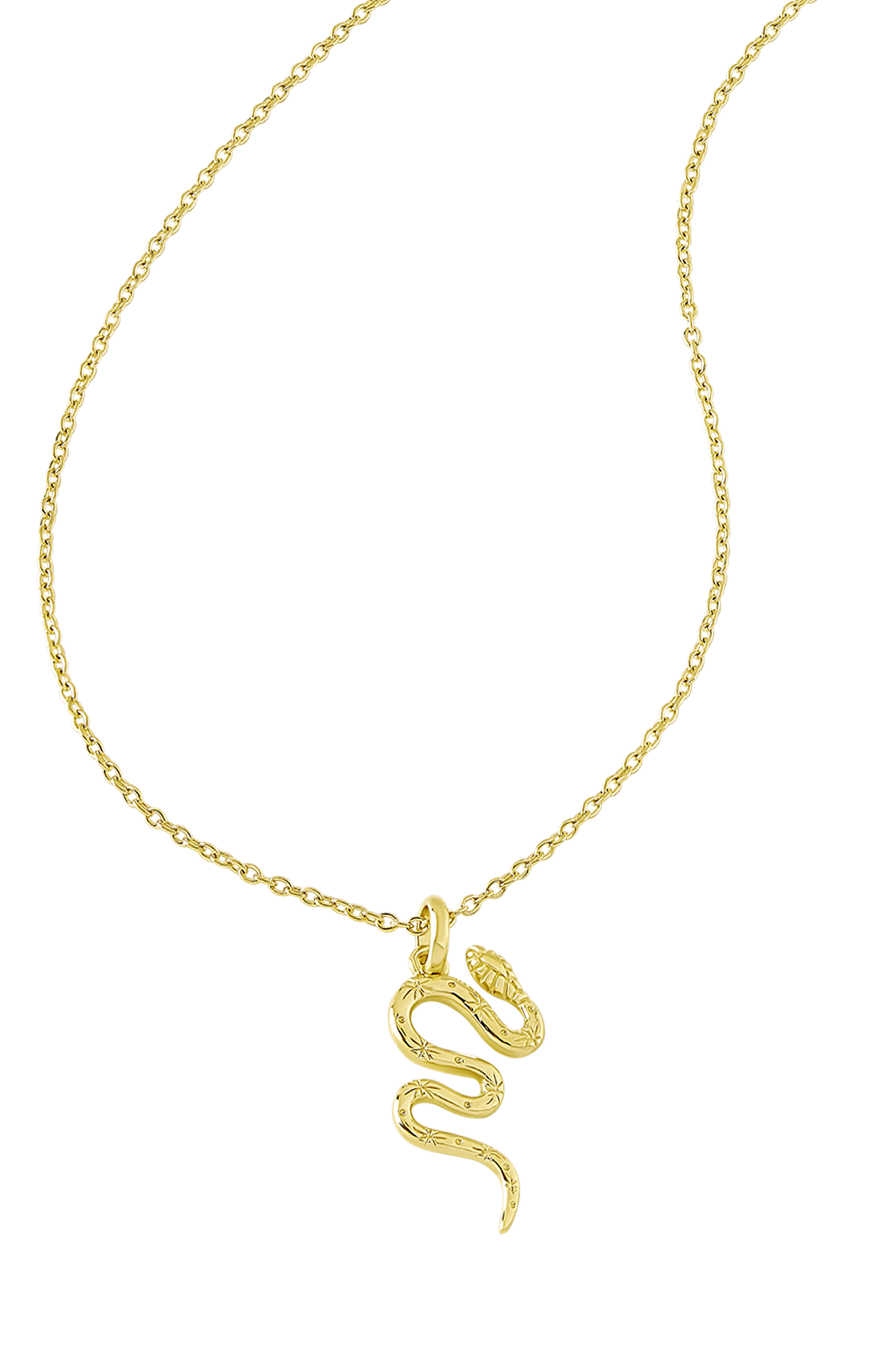 Mystic Serpent Necklace Gold