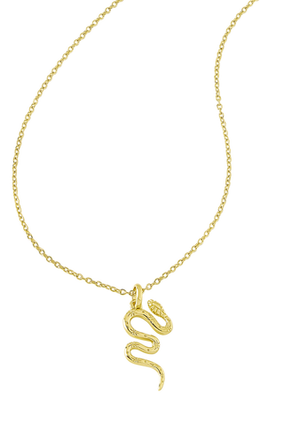 Mystic Serpent Necklace Gold