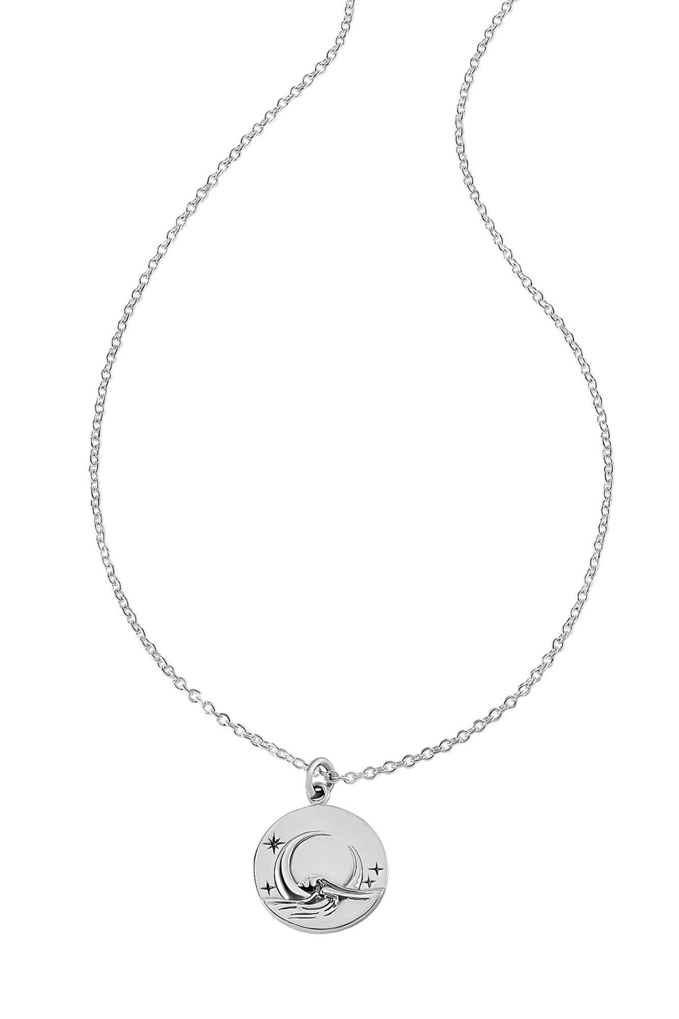 Moonlit Waves Necklace