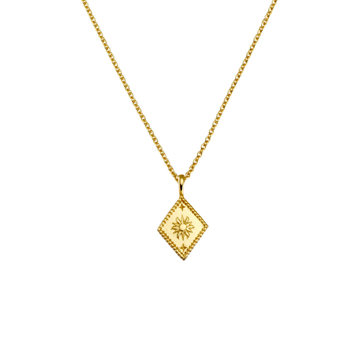 Solunar Necklace Gold