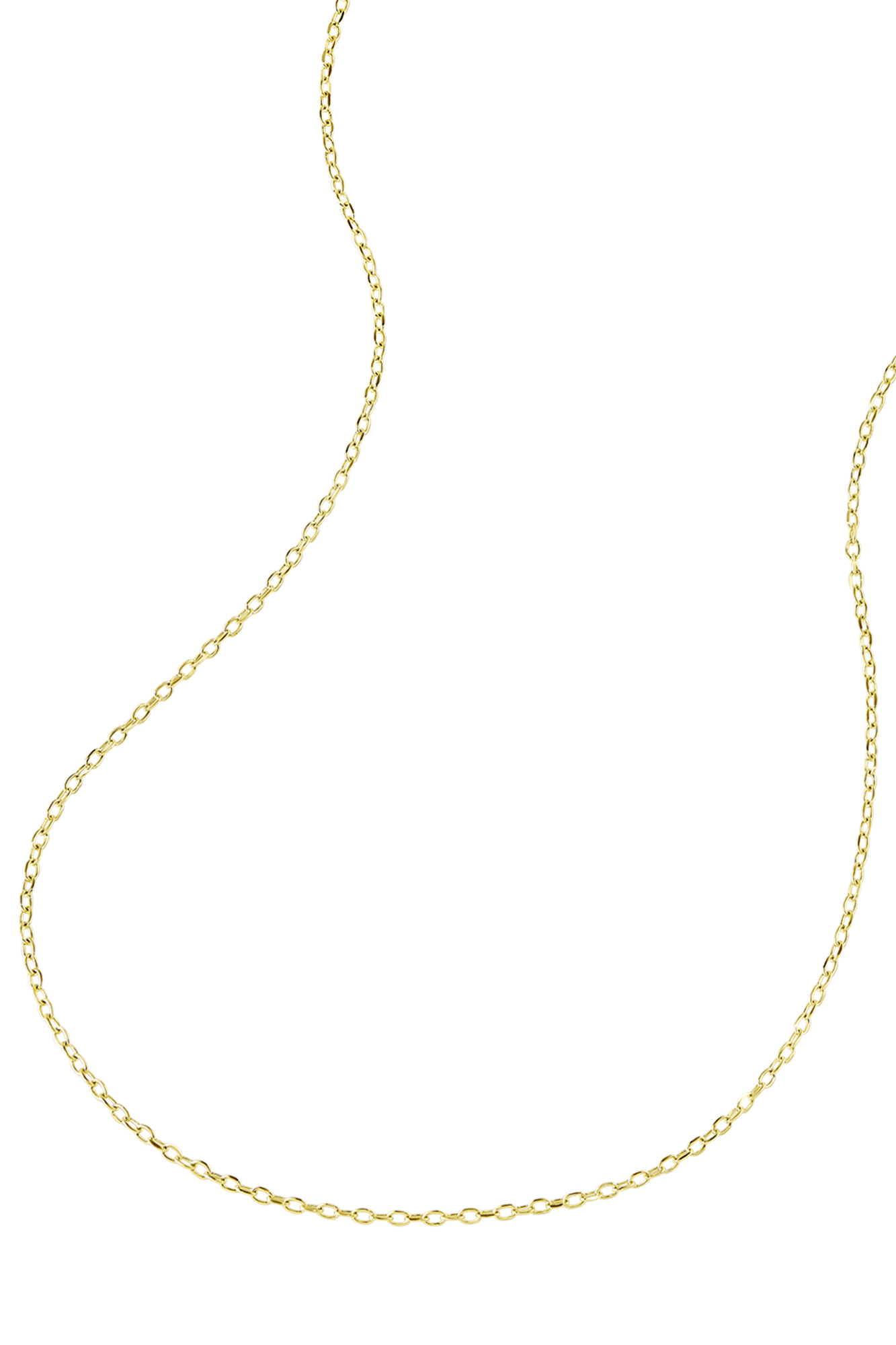 Fine Paperclip Chain Gold