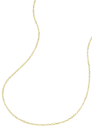 Fine Paperclip Chain Gold
