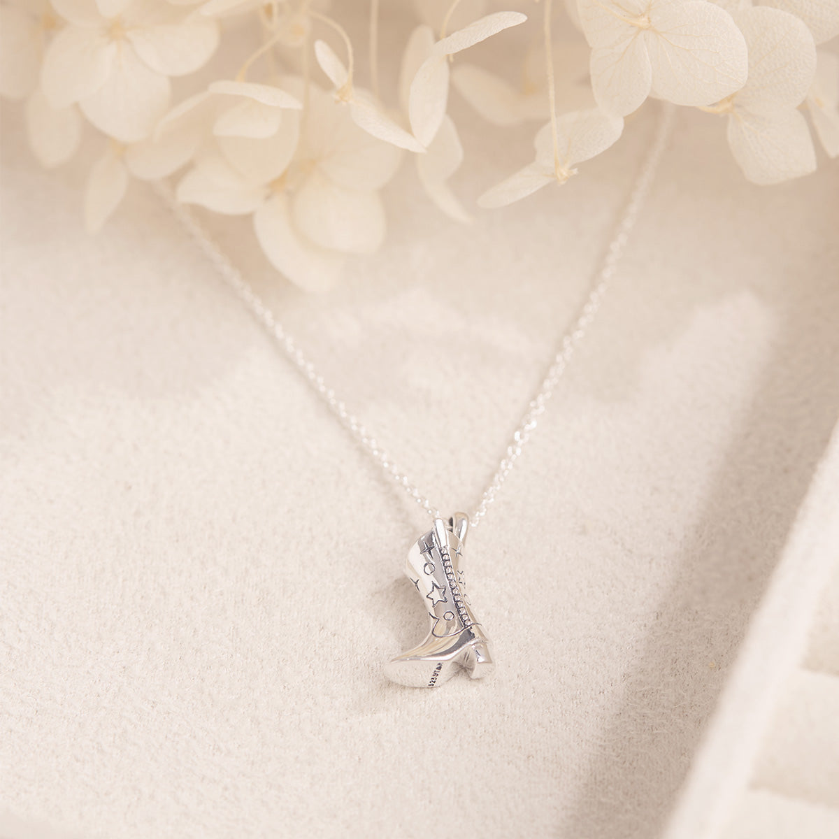 Cowgirl Boot Neck Charm