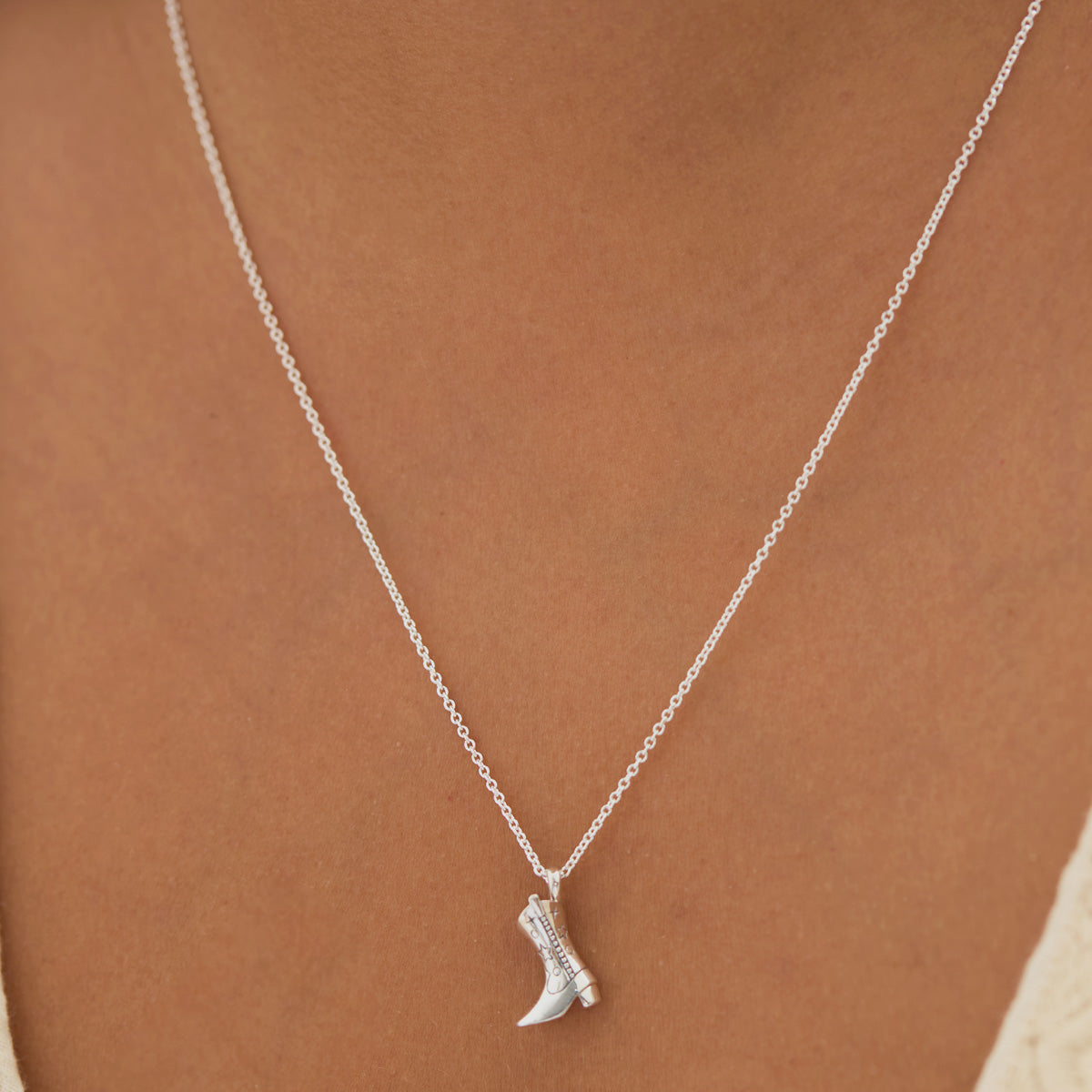 Cowgirl Boot Neck Charm