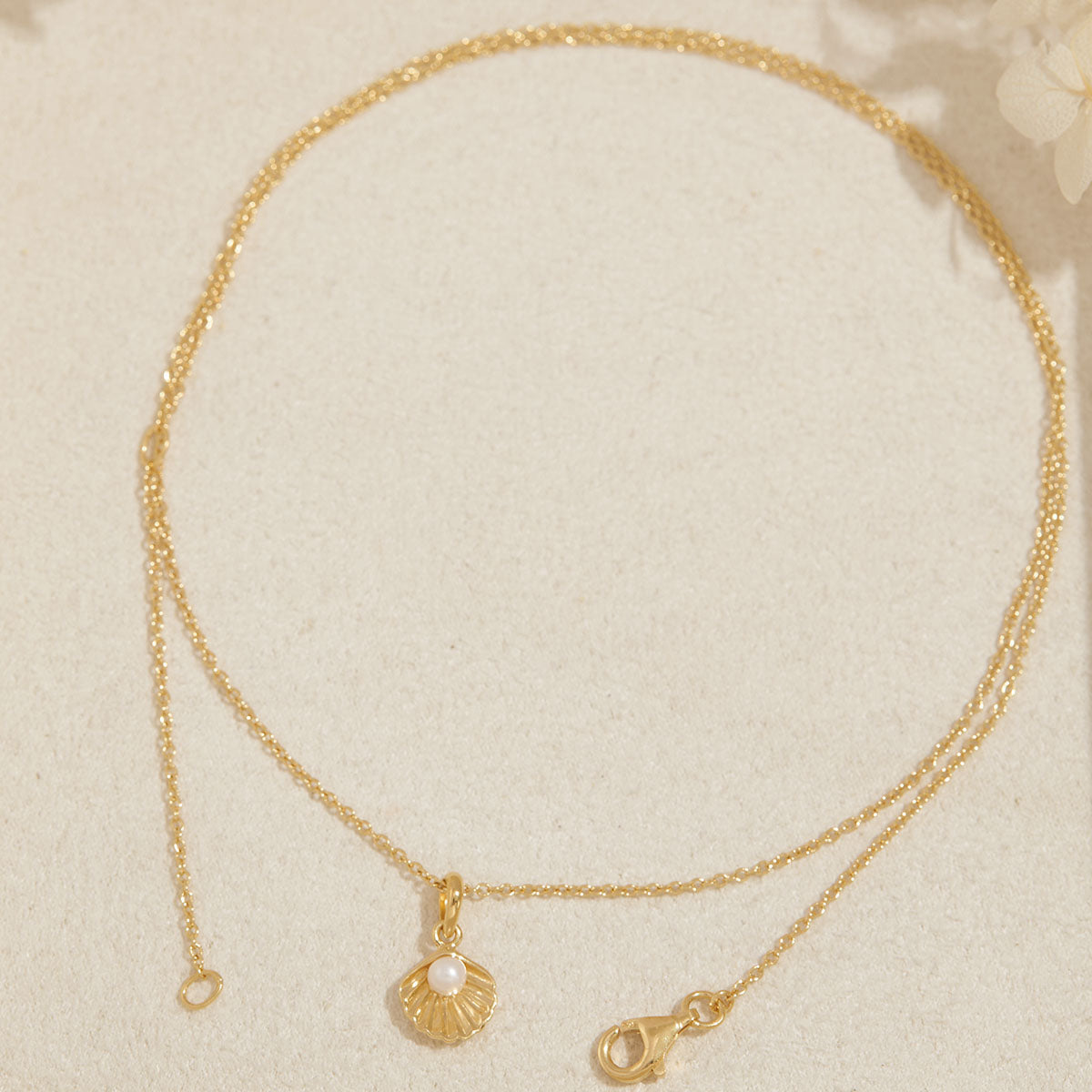 Seaside Ethereal Necklace Gold