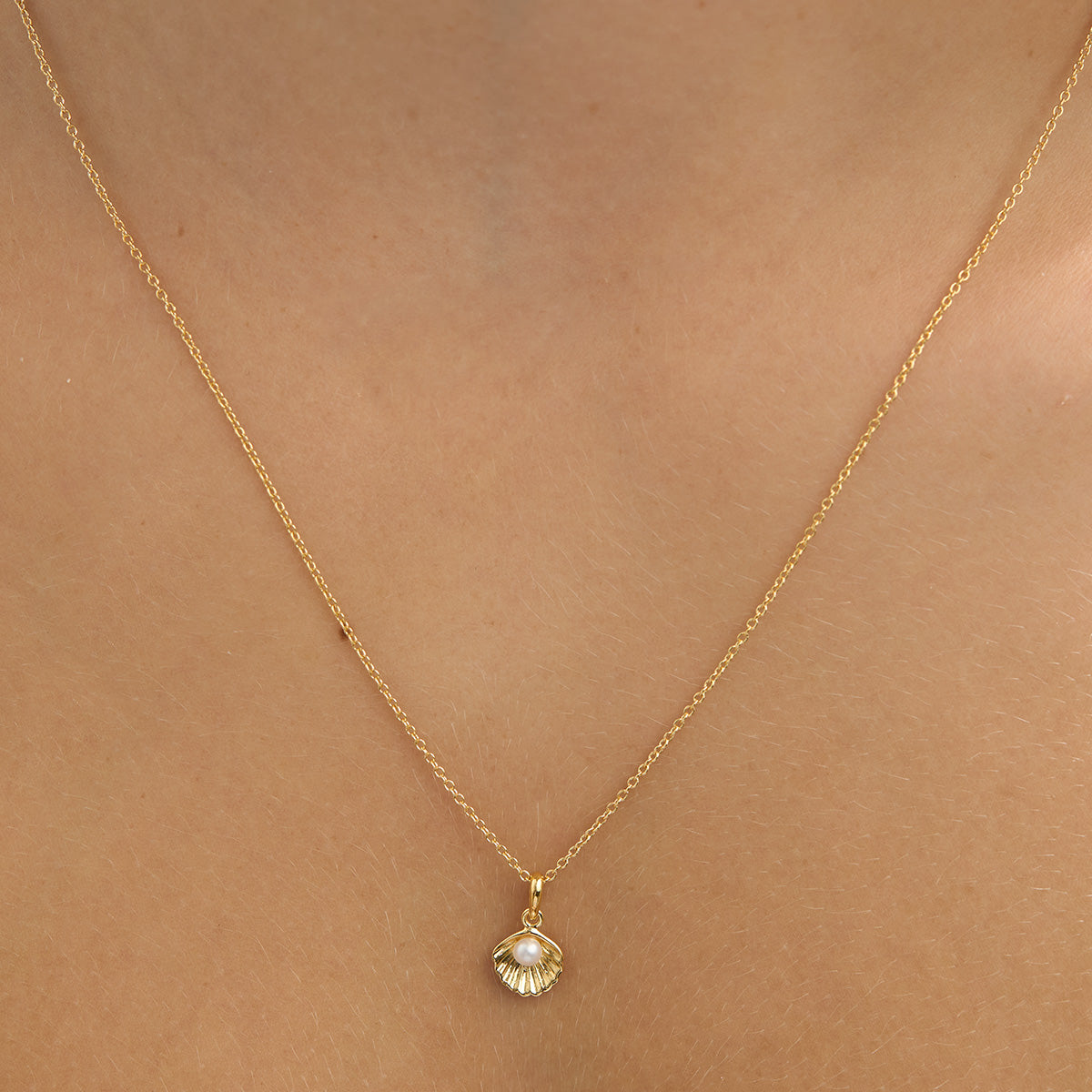 Seaside Ethereal Necklace Gold