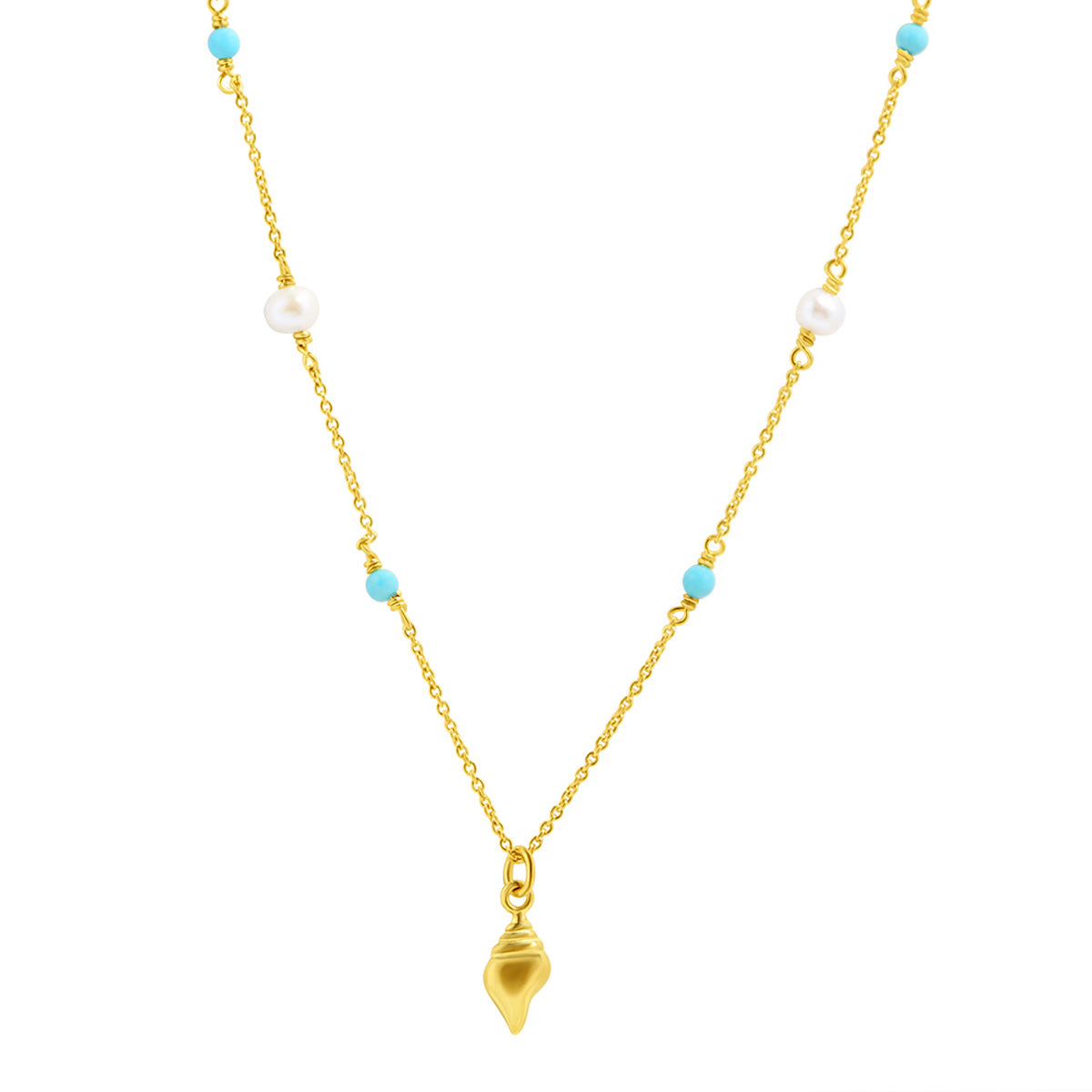 Santorini Necklace Gold