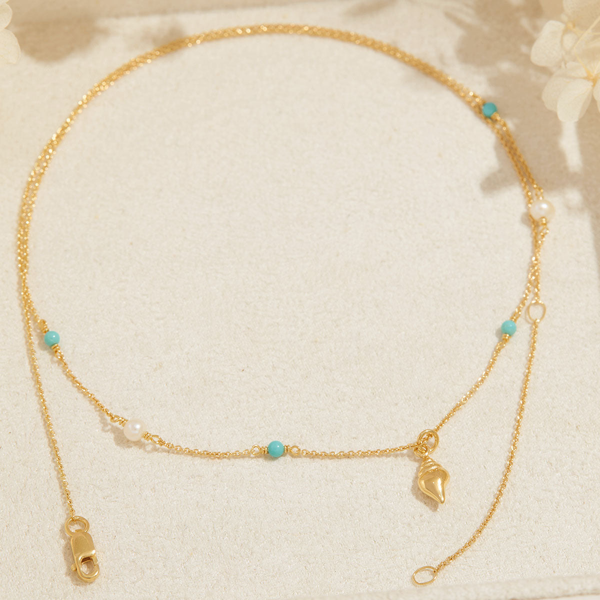 Santorini Necklace Gold