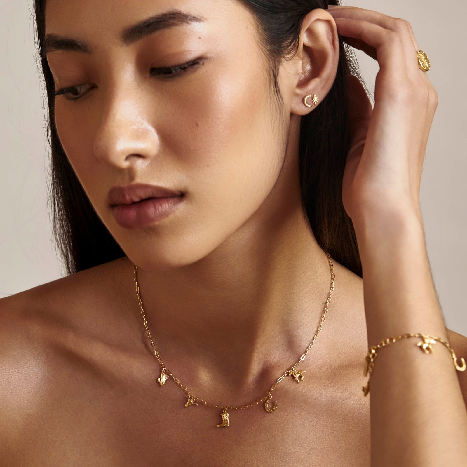 Wild West Necklace Gold