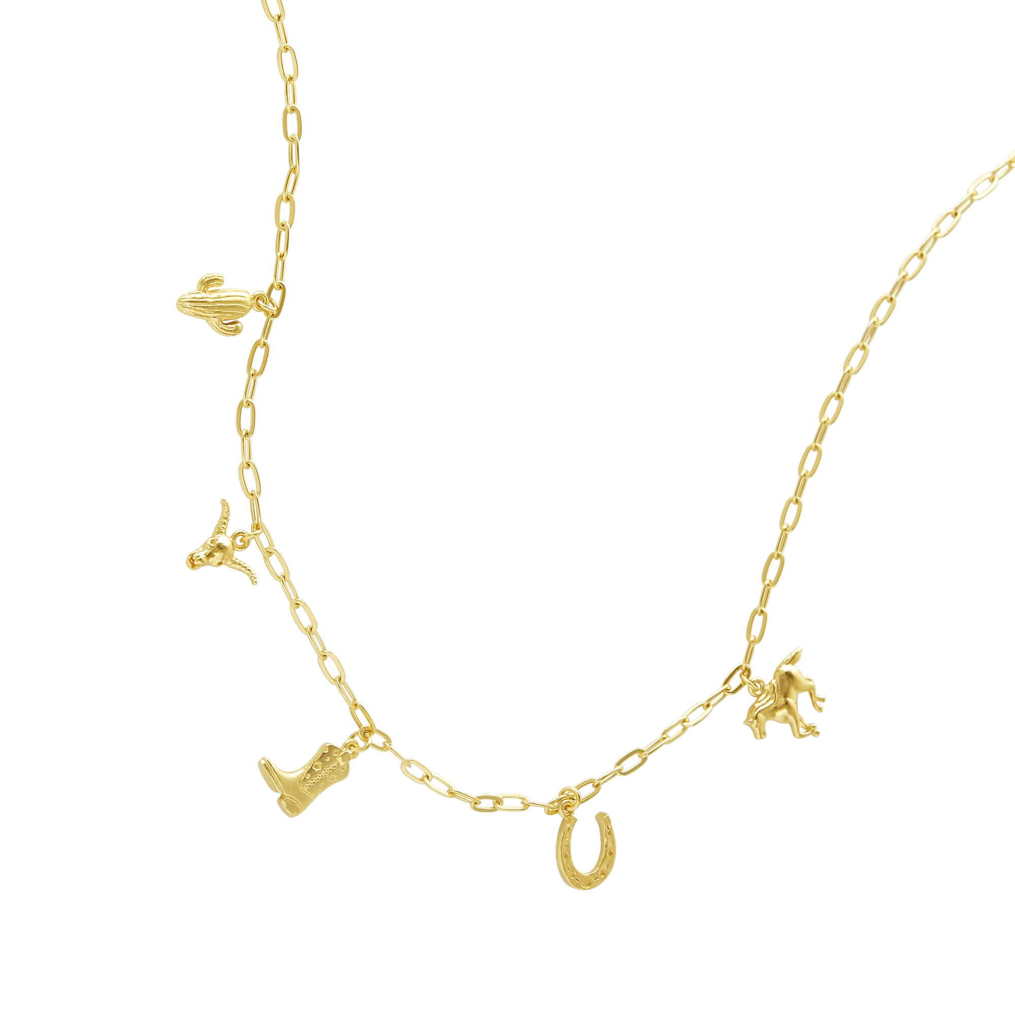 Wild West Necklace Gold